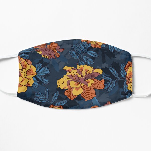 Marigold Garden Flat Mask