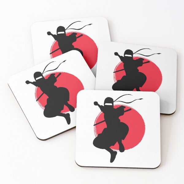 Item preview, Japanese Martial Art - Ninja with Sword Jumping Action Pose  designed and sold by LoveSeasonz.