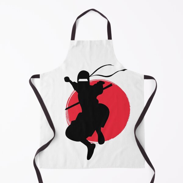 Item preview, Japanese Martial Art - Ninja with Sword Jumping Action Pose designed and sold by LoveSeasonz.