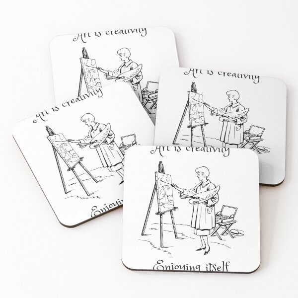 Item preview, Art is creativity enjoying itself  designed and sold by Rickido.