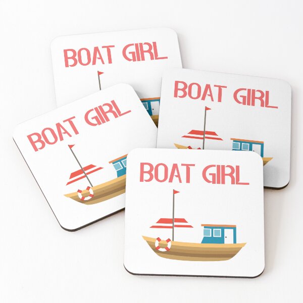 Item preview, Funny Boat Design For Girls Kids Sailing Trip Travel Lovers  designed and sold by Rami Khalifah.