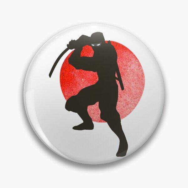 Item preview, Japanese Martial Arts - Ninja Holding Sword Knee Half Bent Pose  designed and sold by LoveSeasonz.