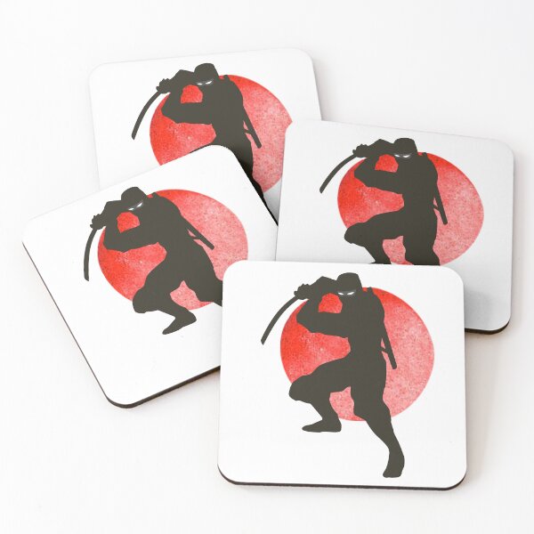 Item preview, Japanese Martial Arts - Ninja Holding Sword Knee Half Bent Pose  designed and sold by LoveSeasonz.