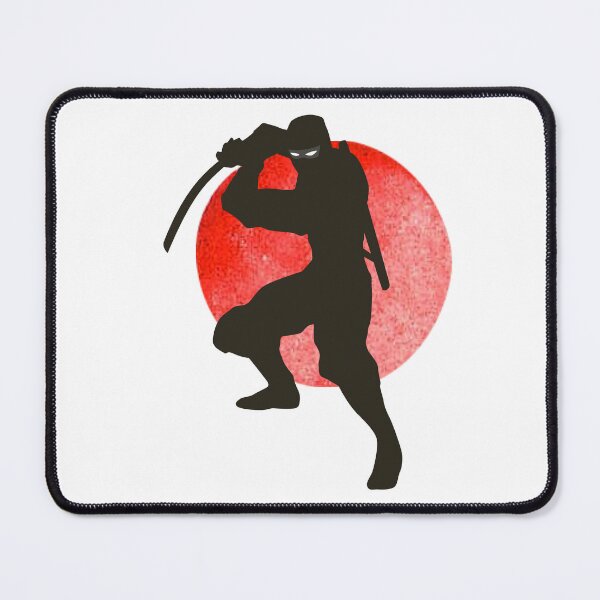 Item preview, Japanese Martial Arts - Ninja Holding Sword Knee Half Bent Pose designed and sold by LoveSeasonz.