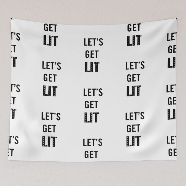 Item preview, let's get lit designed and sold by sharonna-misha.