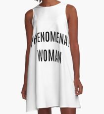 Phenominal Woman A-Line Dress
