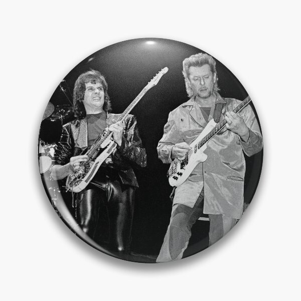 Item preview, Trevor Rabin and Chris Squire - Yes - BW Photograph designed and sold by ConcertImages.