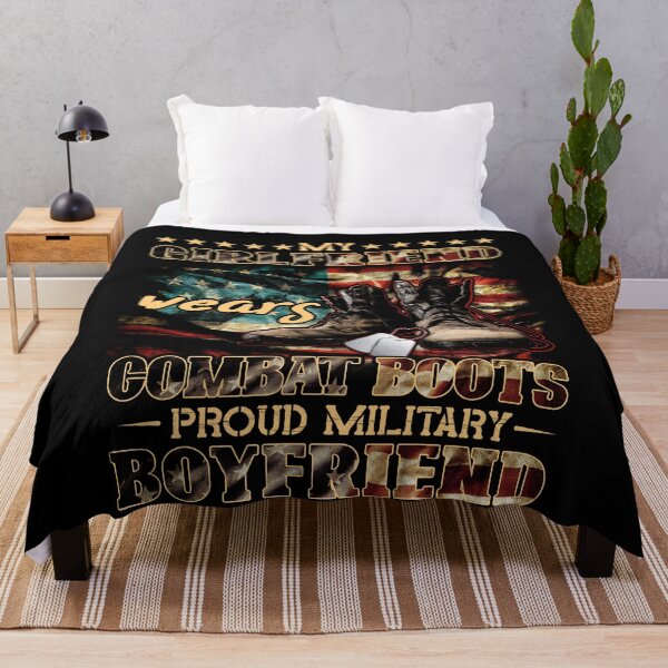 Item preview, My Girlfriend Wears Combat Boots proud Military Boyfriend Veterans Day designed and sold by TrenddyArts.