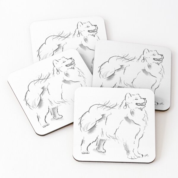 Item preview, Samoyed Drawing designed and sold by douglasrickard.