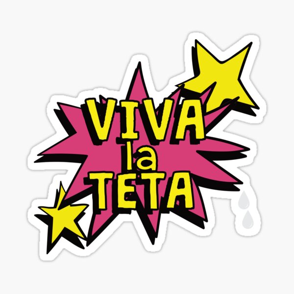 Vista previa del artículo con la obra «Viva la Teta - Pro Lactancia - Dar Pecho», diseñado y vendido por ShikitaMakes.