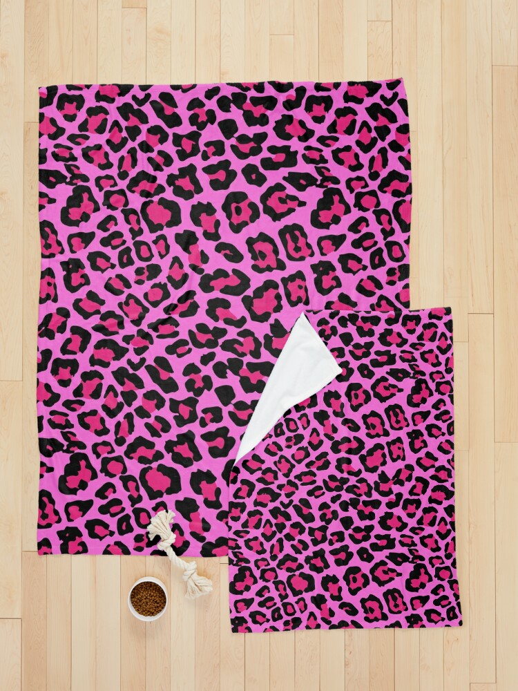 Hot Pink Leopard Print Pet Blanket for Sale by newburyboutique Redbubble