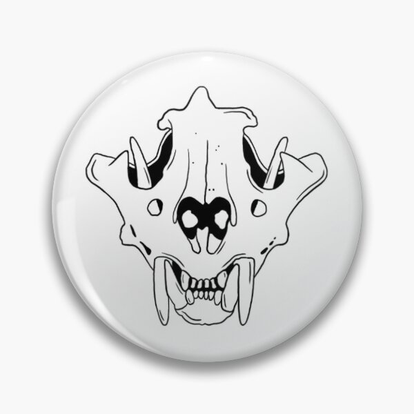 Item preview, tiger skull designed and sold by briarjoart.