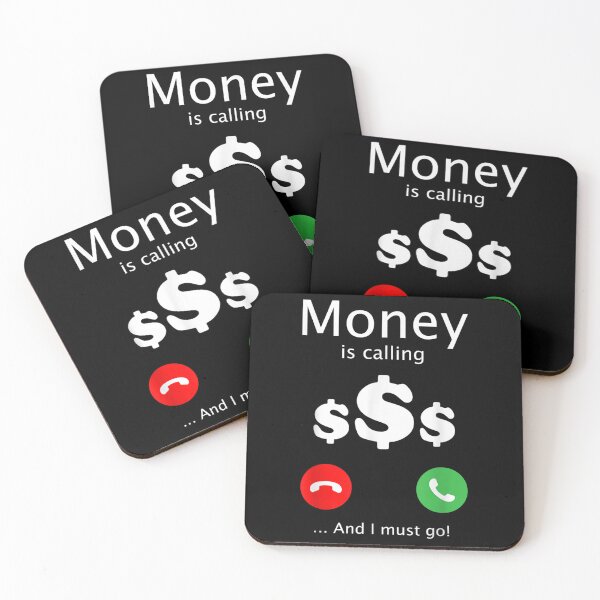 Item preview, retro money is calling and i must go loving money hustlers designed and sold by Jackwidforss.