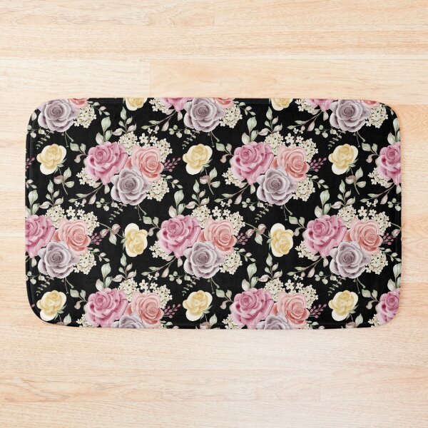 Item preview, Pink Roses Seamless Pattern designed and sold by Fairies Flower  Garden.