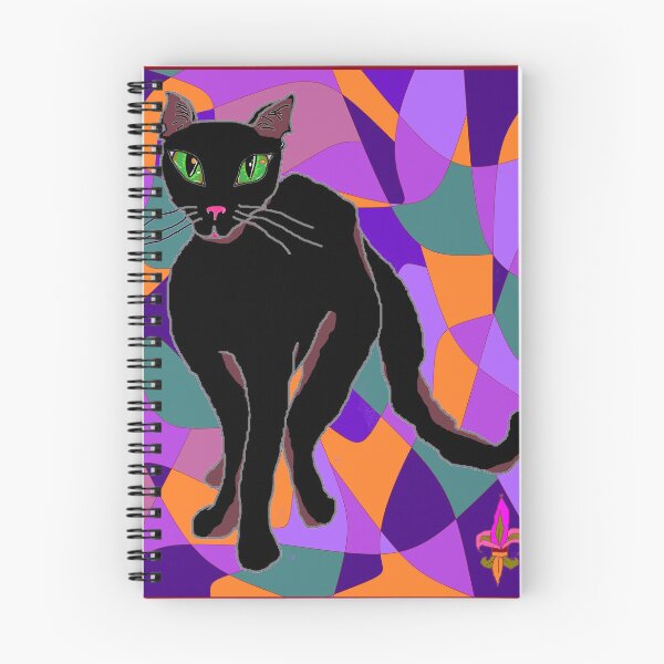 Item preview, Black Kitty by the Stained Glass Window designed and sold by judy snyder.