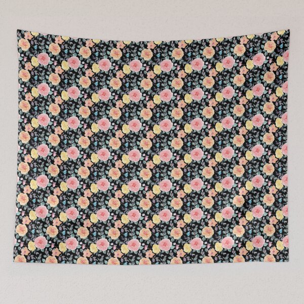 Item preview, Pink Roses Seamless Pattern designed and sold by Fairies Flower  Garden.