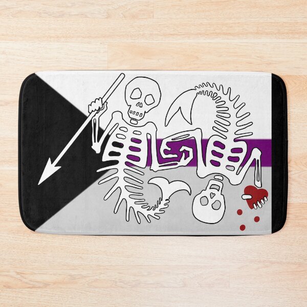 Item preview, OFMD season 2 demisexual pride mermaid pirate flag Blackbeard Stede Bonnet flag designed and sold by Theoldgirl900.