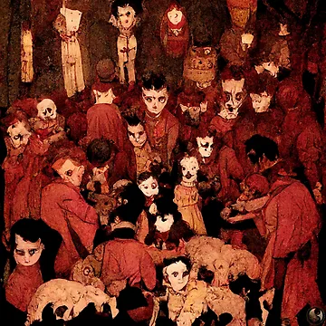 Artwork thumbnail, A Ritual Party 1 by MysticAlgorithm