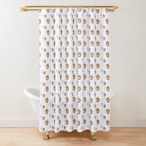 Baseball and Glove Shower Curtain