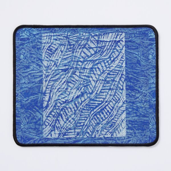 Item preview, Judith Thompson  Australia “Blue Ripple” Monoprint and collagraph. designed and sold by WaterProject.