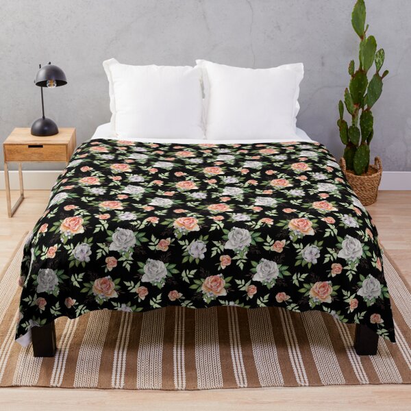 Item preview, Orange Roses Seamless Pattern designed and sold by Fairies Flower Garden.