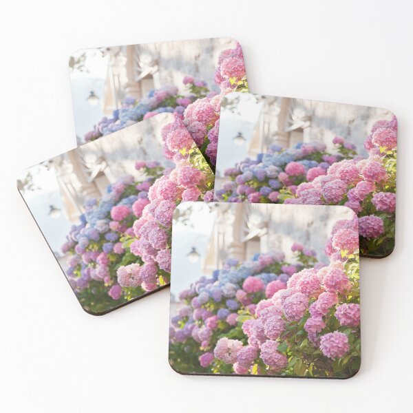 Item preview, Beautiful Pink Hydrangeas Blooming, Summer House designed and sold by newburyboutique.