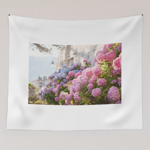 Item preview, Beautiful Pink Hydrangeas Blooming, Summer House designed and sold by newburyboutique.