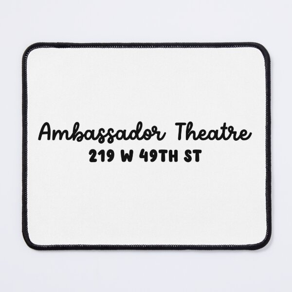 Item preview, Ambassador Theatre Address Broadway designed and sold by taylor-lang.