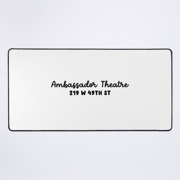 Item preview, Ambassador Theatre Address Broadway designed and sold by taylor-lang.