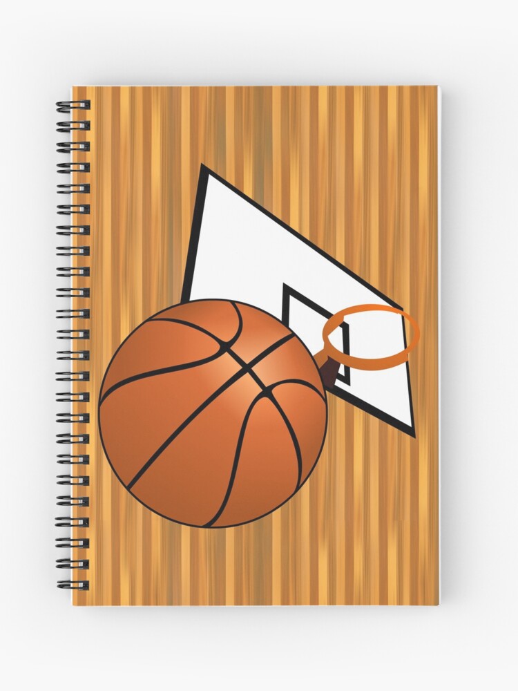 Cuaderno de espiral «baloncesto con aro» de Gravityx9 | Redbubble