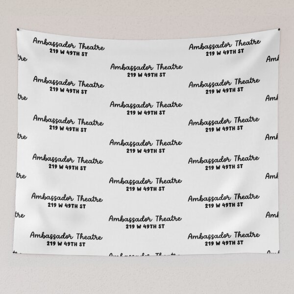 Item preview, Ambassador Theatre Address Broadway designed and sold by taylor-lang.