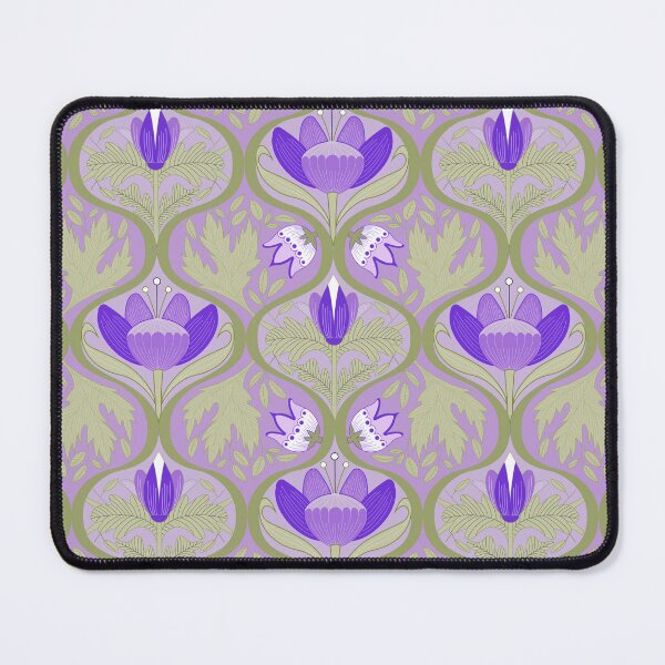 Item preview, Victorian Era Florals No.12 [Thistle Green and Pale Purple] CP22082l designed and sold by Carina Parry Studios.