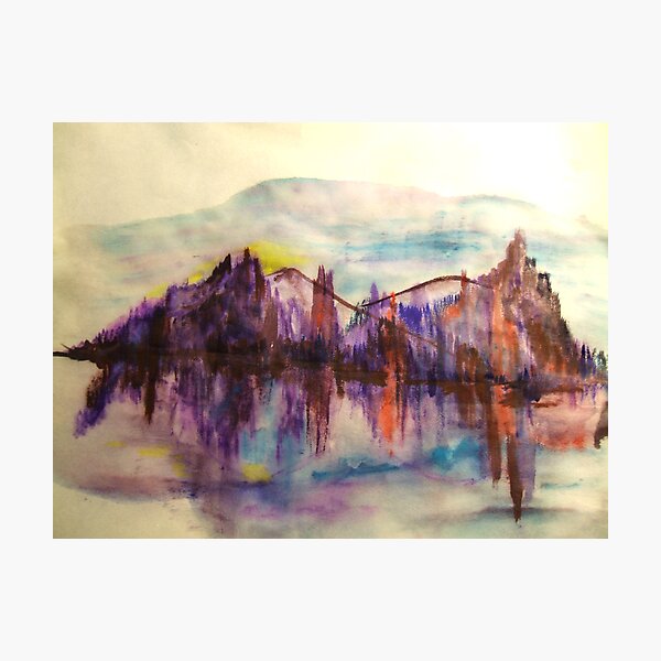 Purple Hues Photographic Print
