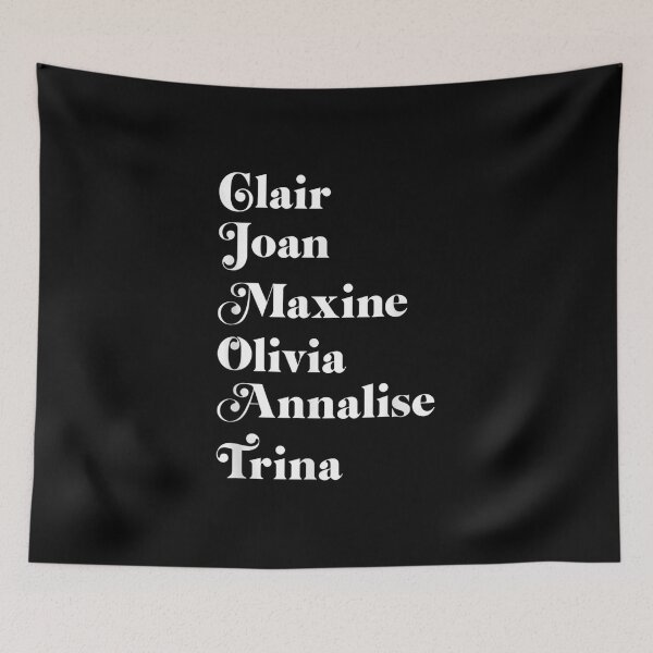 Item preview, Claire Joan Maxine Olivia Annalise Trina designed and sold by Jackwidforss.