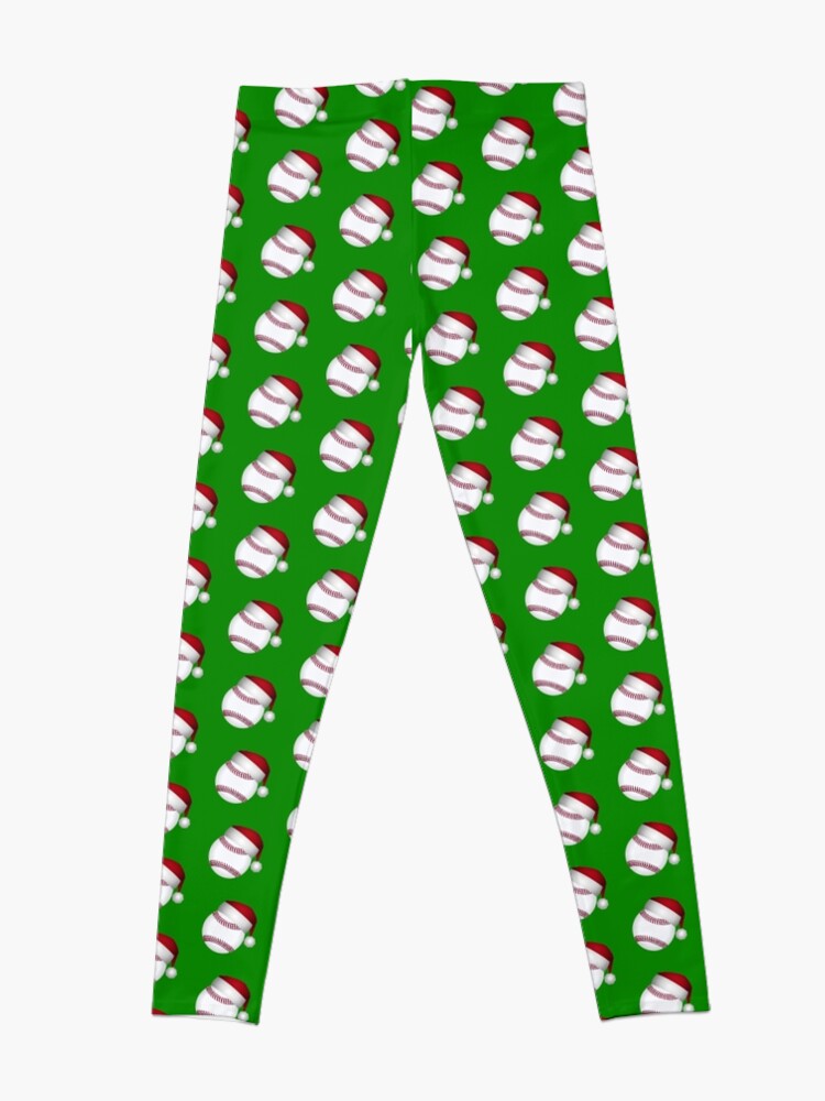 Alternate view of Christmas Baseball Leggings