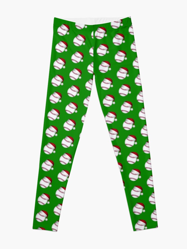 Alternate view of Christmas Baseball Leggings