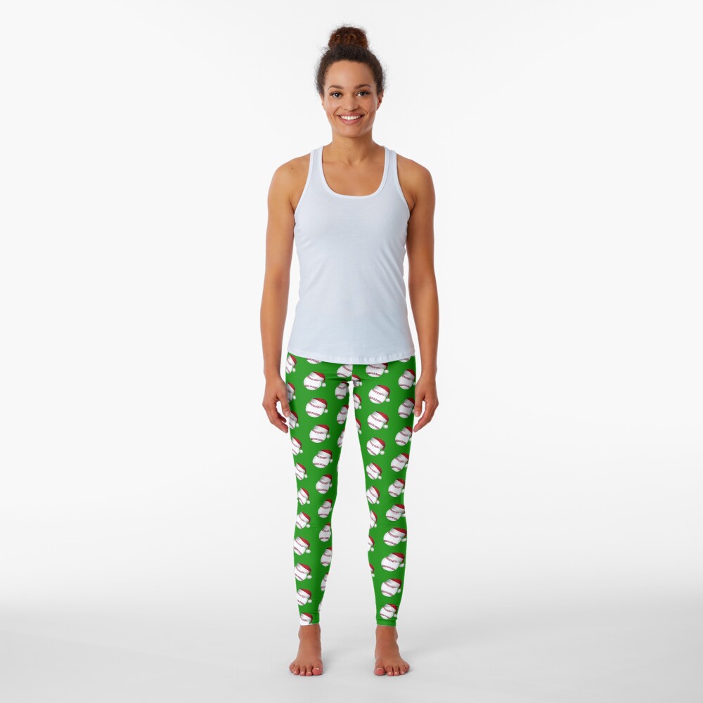 Christmas Baseball Leggings