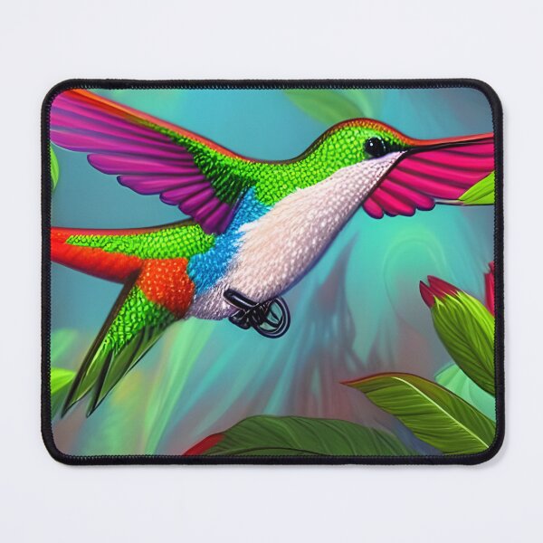 Item preview, Colourful Hummingbird Flying designed and sold by the-surrealist.