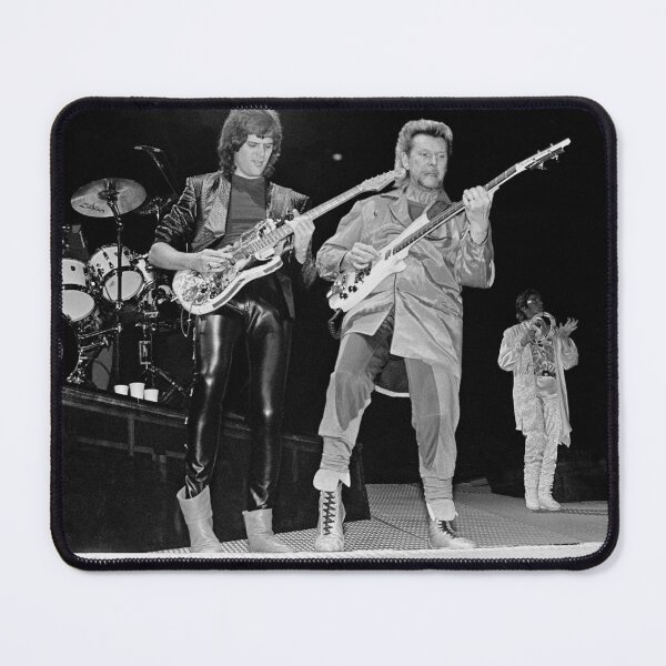 Item preview, Trevor Rabin and Chris Squire - Yes - BW Photograph designed and sold by ConcertImages.
