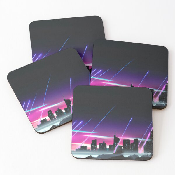 Item preview, DALL·E 2022-09-02 17.15.14 - MARBLE sPARTAN IN FRONT OF SYNTHWAVE SKYLINE, WITH GLITCHES-Enhanced.JPG designed and sold by Nate Ober.
