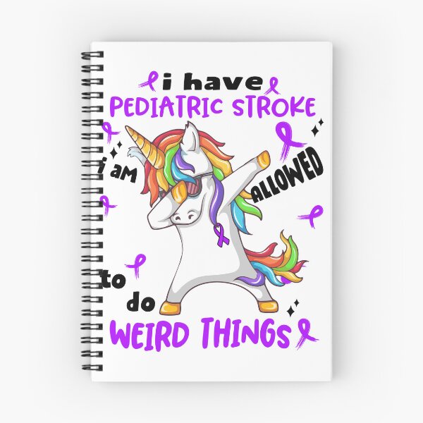 Item preview, Pediatric Stroke Awareness Funny I have Pediatric Stroke i'm allowed to do Weird Things! designed and sold by JanetShop809.