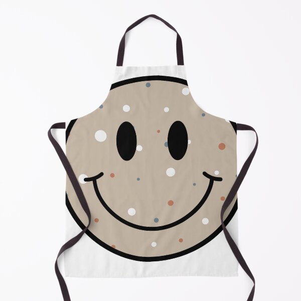 Item preview, brown spotted smiley face designed and sold by FawnsStickers.