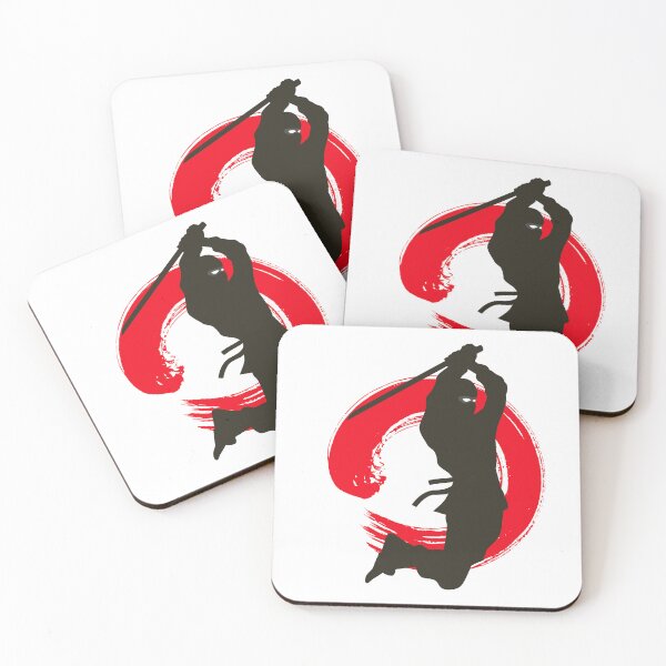 Item preview, Ninja Holding Sword Jumping Pose - Japanese Martial Art designed and sold by LoveSeasonz.