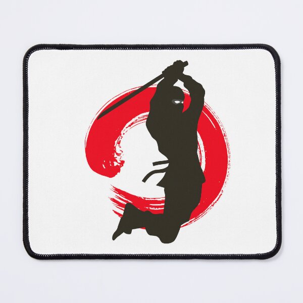 Item preview, Ninja Holding Sword Jumping Pose - Japanese Martial Art designed and sold by LoveSeasonz.