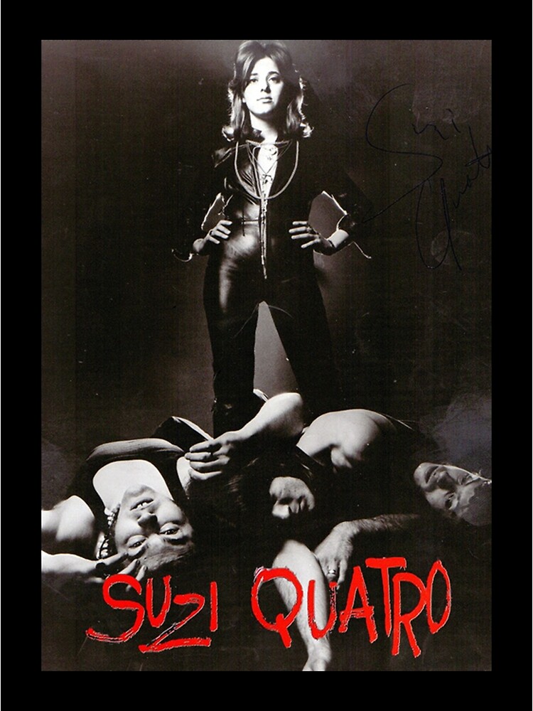 "SUZI QUATRO MUSIC ART" Poster for Sale by artmetall60 Redbubble