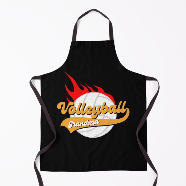 Item preview, Volleyball Grandma - Flaming Classic Retro Volleyball designed and sold by MadamBullmoose.