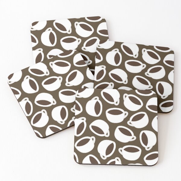 Item preview, Medium coffee pattern 2 designed and sold by LemonCreamyyyy.
