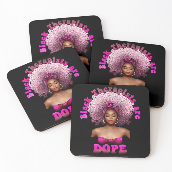 Item preview, Black Therapists Dope Mental Health Awareness Worker designed and sold by Jackwidforss.