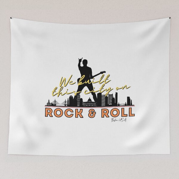 Item preview, We Built this City - Boston, Yellow designed and sold by Mean-Musician.