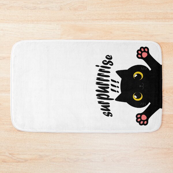 Item preview, Sweet Black Cat Who Loves Surprise designed and sold by DenizGraph.
